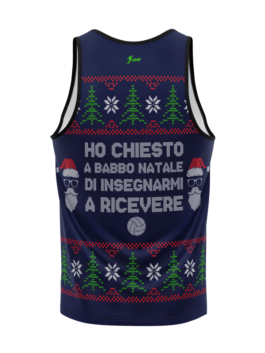 Maglietta Natalizia Uomo Con Stampa - Top Sciolto A Girocollo, In Poliestere, Perfetta Per Feste E Regali Spiritosi