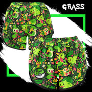 Jump Shorts Donna - Grass Pattern
