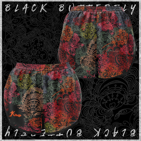 Jump Shorts Black Butterfly - Jump Sport