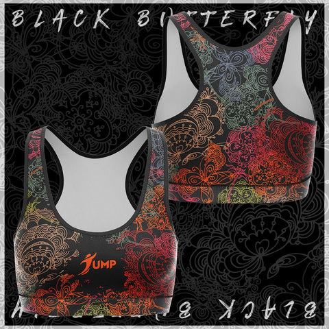Jump Top Black Butterfly - Jump Sport