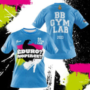 T-Shirt BB Gym Duro NO Piace Azzurra - Jump Sport
