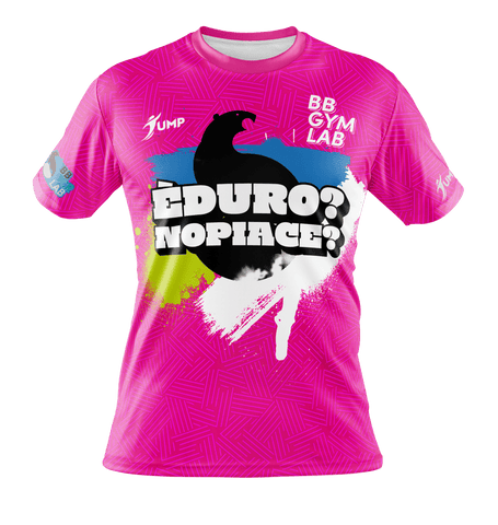 T-Shirt BB Gym Duro NO Piace Rosa - Jump Sport