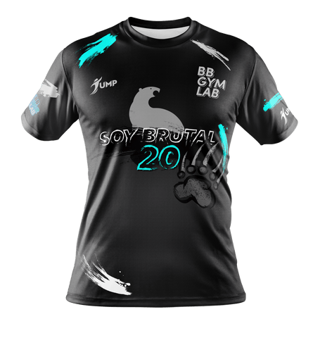 T-Shirt BB Gym Soy Brutal Azzurra - Jump Sport
