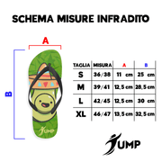 Infradito Purple Jungle - Jump Sport