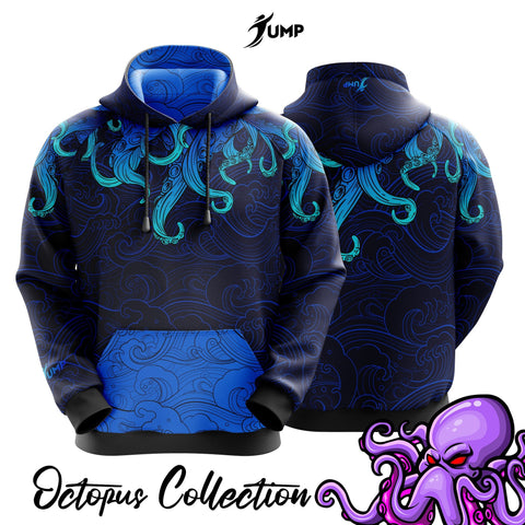 Jump Hoodie - Blue Octopus - Jump Sport