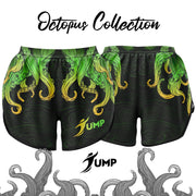 Jump Shorts Green Octopus - Jump Sport