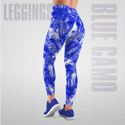 Leggings Blue Camo - Jump Sport
