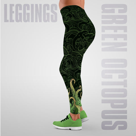 Leggings Green Octopus - Jump Sport
