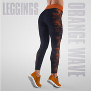 Leggings Orange Wave - Jump Sport