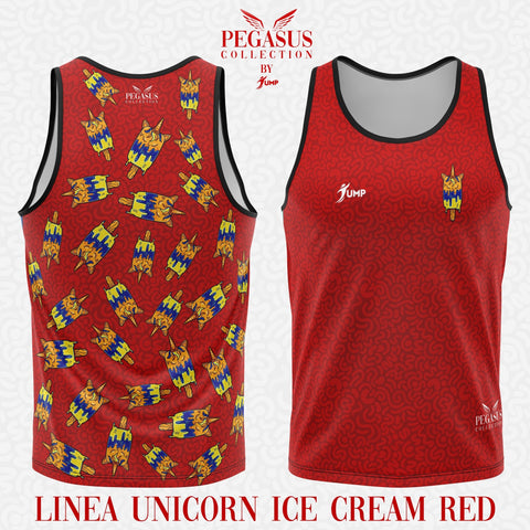 Pegasus Collection - Canotta Unicorn Ice Cream RED edition - Jump Sport