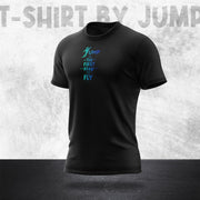 T-Shirt Blue Slogan - Jump Sport