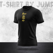 T-Shirt Gold Slogan - Jump Sport