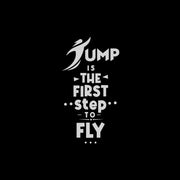T-Shirt Silver Slogan - Jump Sport